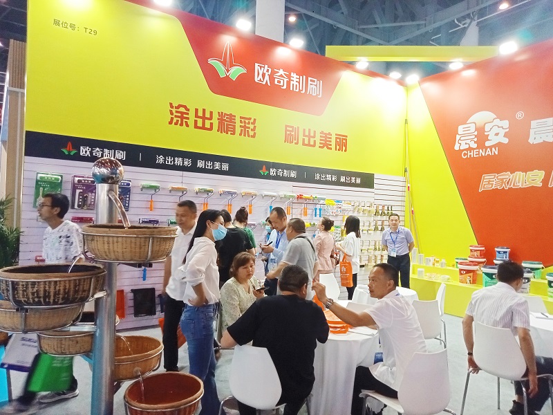歐奇制刷、晨安防水共同亮相成都建博會，共享建裝行業(yè)發(fā)展新機遇
